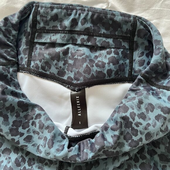 Anthropologie All Fenix High Rise Leopard Print Leggings - Picture 4 of 4